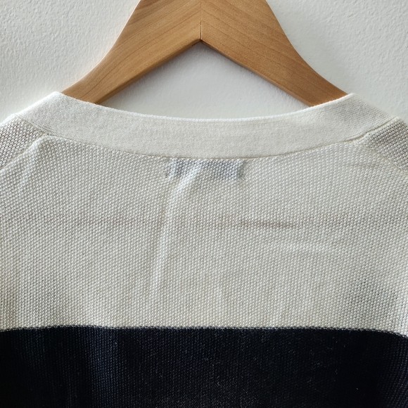 Black Colorblock Button Cardigan - Picture 7 of 7